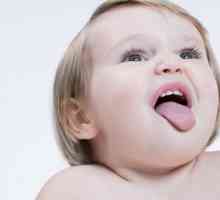 Dijete žuta jezik premaz: Uzroci i tretman