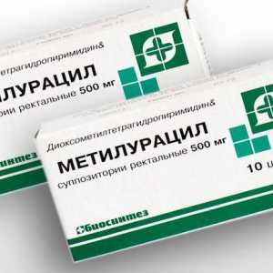 Svijeće "Methyluracilum" za hemoroide
